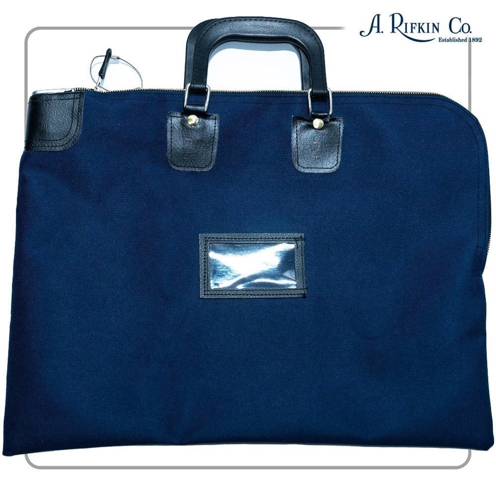 A Rifkin Security Courier Bank Deposit Bag